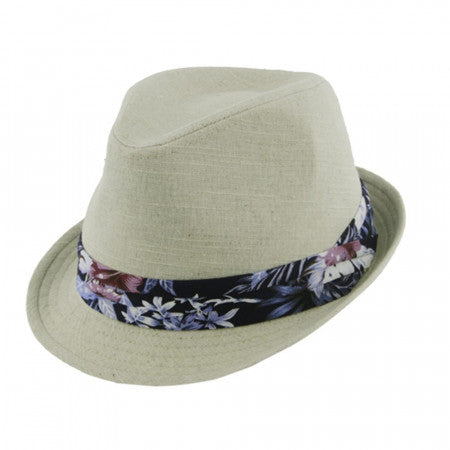 Millymook Girls Fedora Hat- Sunsets Natural