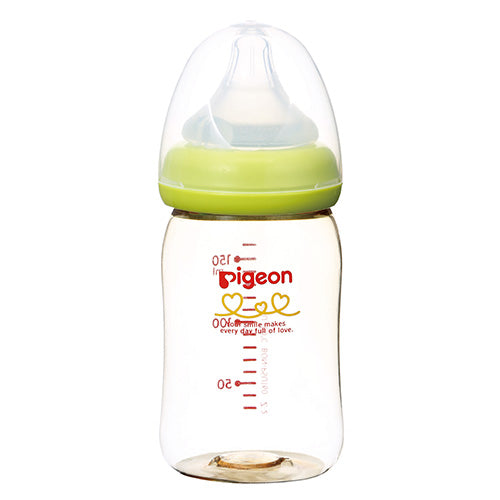 Pigeon Plastic Bottle With Silicone Nipple - Light Green SS 0-3 Months 160ml 00356