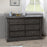Pali 2101S Modena Forever Crib w/panel insert + Double Dresser (Distressed Granite)