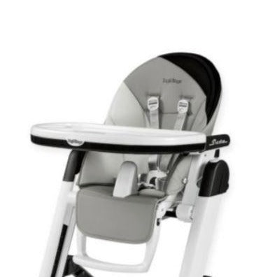 Peg Replacement Seat Cushion for Siesta/Pappa Zero 3 High Chair - Palette Grey (Without Harness)