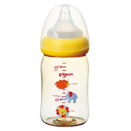 Pigeon Plastic Bottle With Silicone Nipple - Animals SS 0-3 Months 160ml 00341
