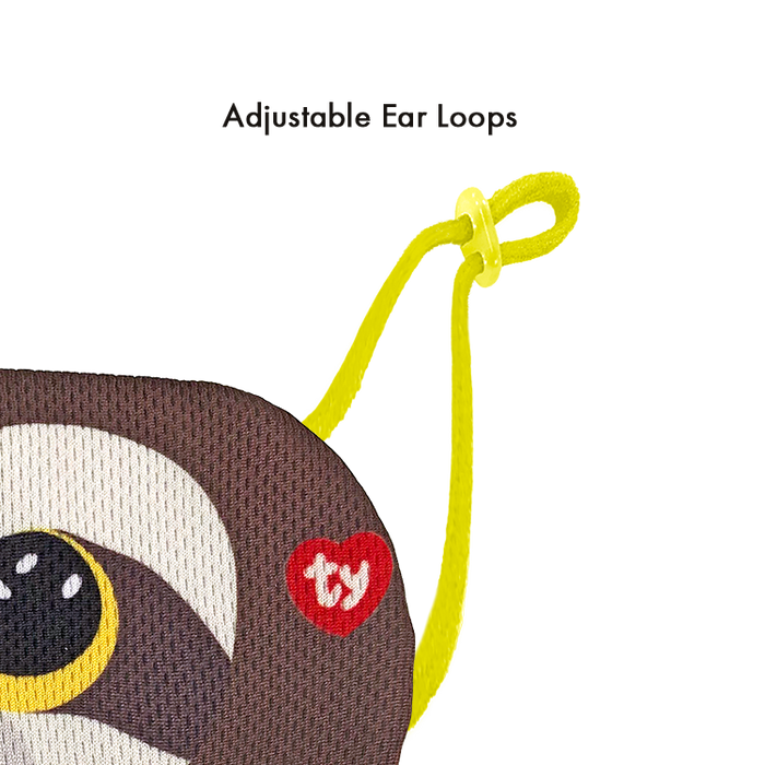 TY Beanie Bee Mask - Dangler Brown Sloth