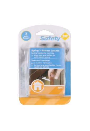 Safety 1st Spring'N Release Latches 3pk 48447
