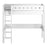 FLEXA WHITE High Bed w Ladder&Rail White 80-17509-40 (Markham In store pick-up Only)