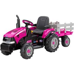 Peg Perego Case IH Magnum Tractor & Trailer - Pink IGOR0067 (MARKHAM STORE PICK-UP ONLY)