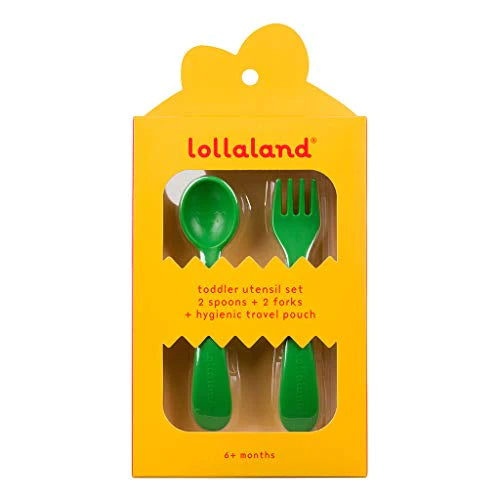 Lollaland Toddler Utensil 5pc Set - Green