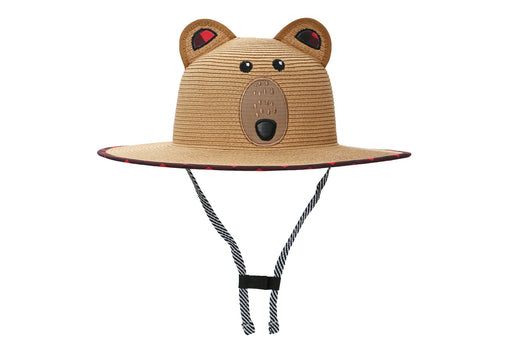 Flapjacks Kids Straw Hat - Bear