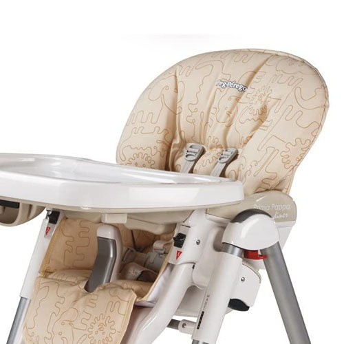 Peg Perego Prima Pappa Diner High Chair Replacement Seat Cushion - Savana Beige (Without Harness)