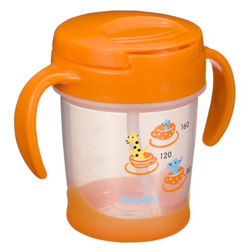 Pigeon MagMag Straw Sippy Cup - Orange 200ml 18123