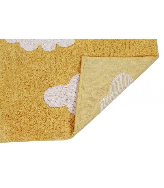 Lorena Canals Washable Rug Clouds Mustard C-CL-MU