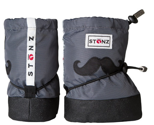 Stonz Booties - Moustache Black-Grey S