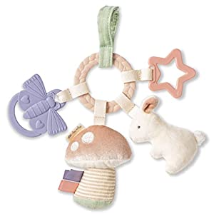 Itzy Bitzy Busy Ring Teething Activity Toy - Bunny