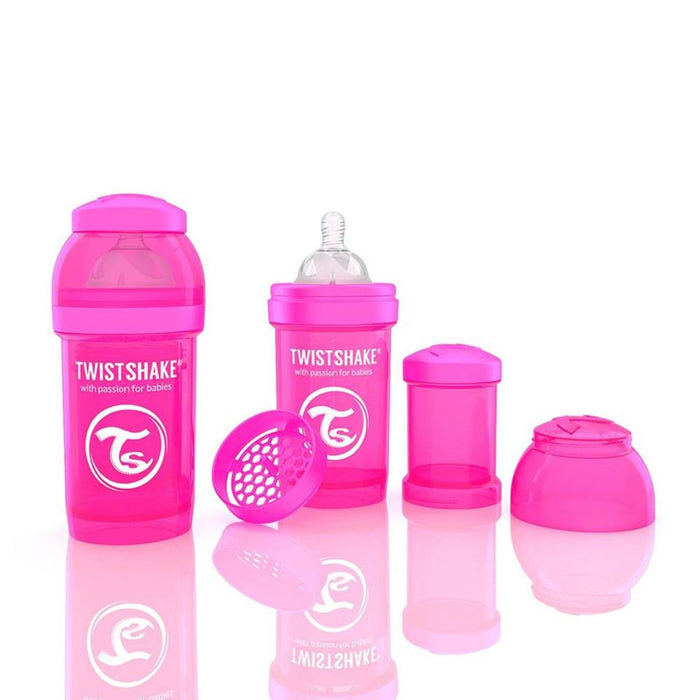 Twistshake Anti-Colic 180 mL /6OZ Bottle - Pink