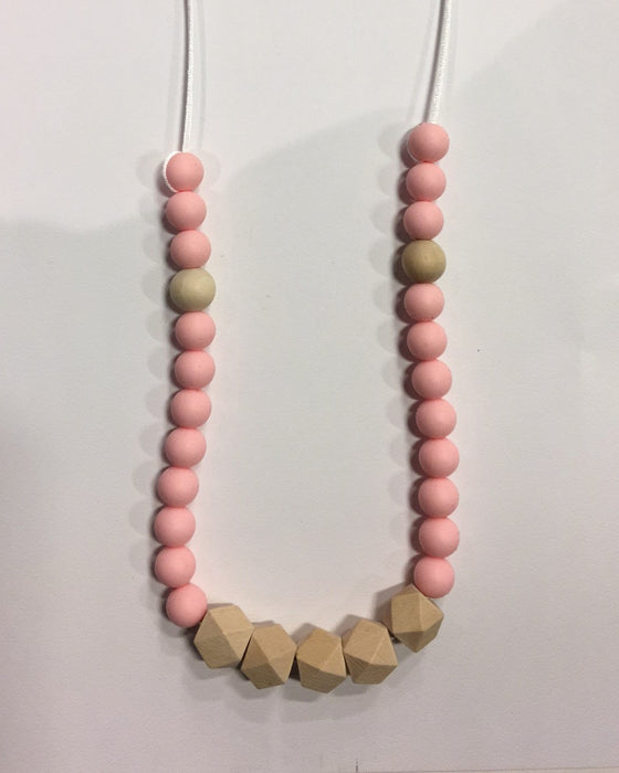 Mom Necklace "Wood and Me" By Pois Et Mois - Peachy