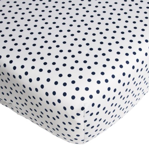CoCalo Dottie Fitted Sheet - Connor Navy