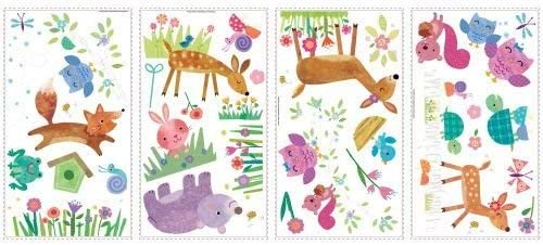 RoomMates Woodland Baby Peel and Stick Wall Decals RMK2775SCS