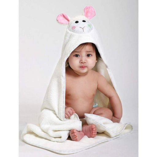 Zoocchini Baby Hooded Towel Lola the Lamb