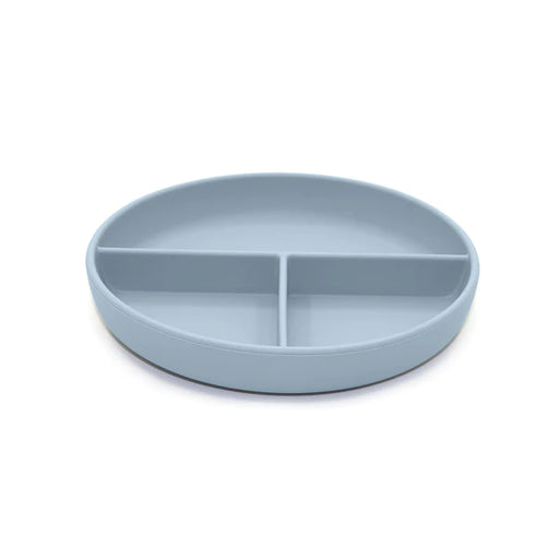 Nouka Silicone Divided Suction Plate - Lily Blue