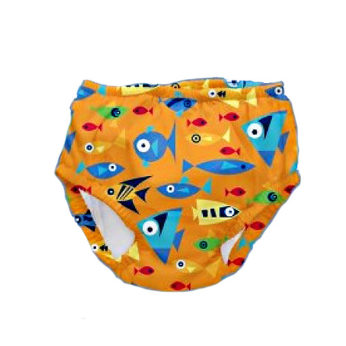 I play by Green Sprouts Ultimate Newborn Swim Diaper Orange Fish