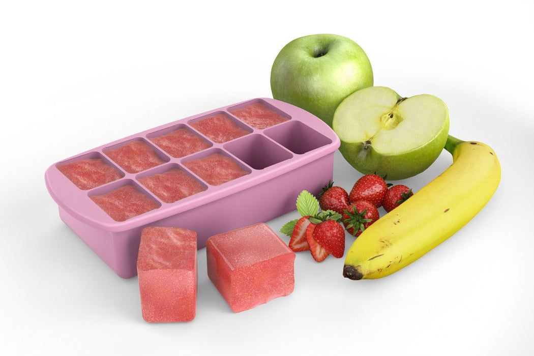 Melii Silicone Baby Food Freezer Tray - Pink