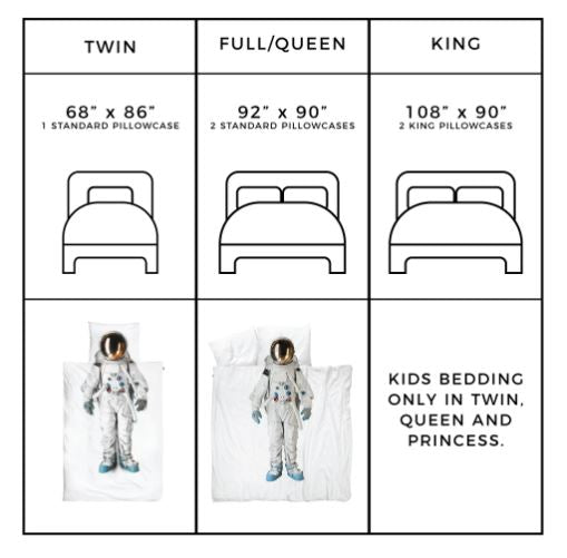 Snurk Princess Duvet Cover Set Full/Queen
