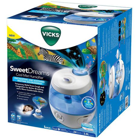 Vicks Sweet Dreams Cool Mist Ultrasonic Humidifier
