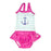 Baby Banz 2pc Swimsuit Girls Anchor Tank
