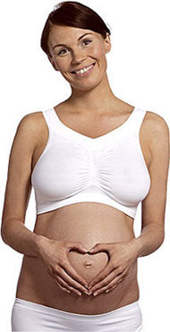 Carriwell Seemless Maternity Bra - White — CanaBee Baby