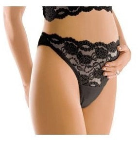 Carriwell Lace Stretch Panty - Black - S