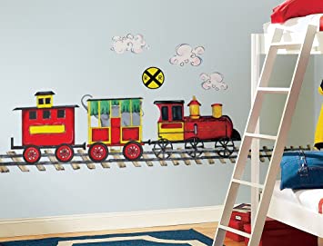 RoomMates All Aboard Peel and Stick Wall Decal MegaPack RMK1391SLG