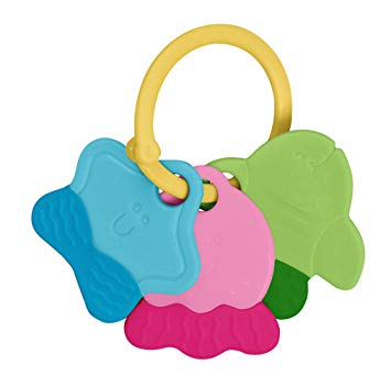 Green Sprouts Teether Keys Multicolor