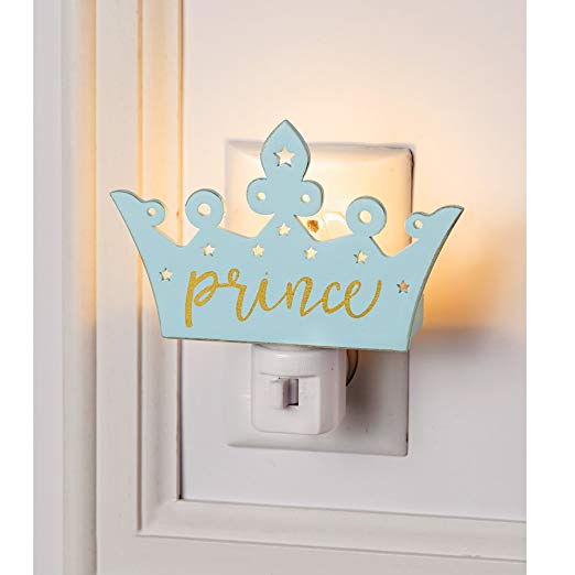 Mudpie Night Light Prince Crown