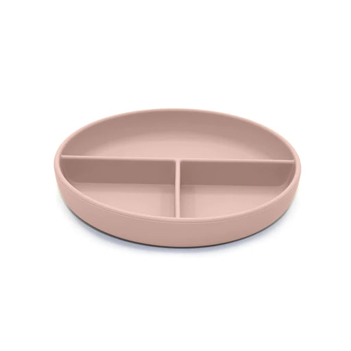 Nouka Silicone Divided Suction Plate - Soft Blush