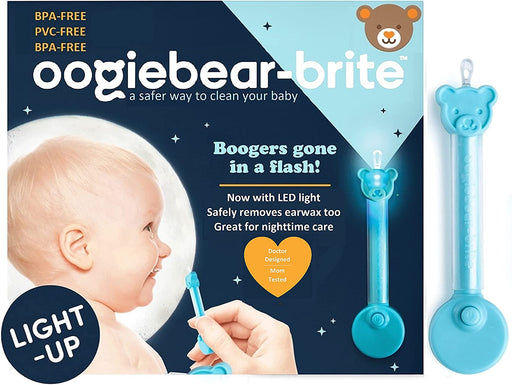 oogiebear Baby Nose and Ear Cleaner with LED Light BRITE