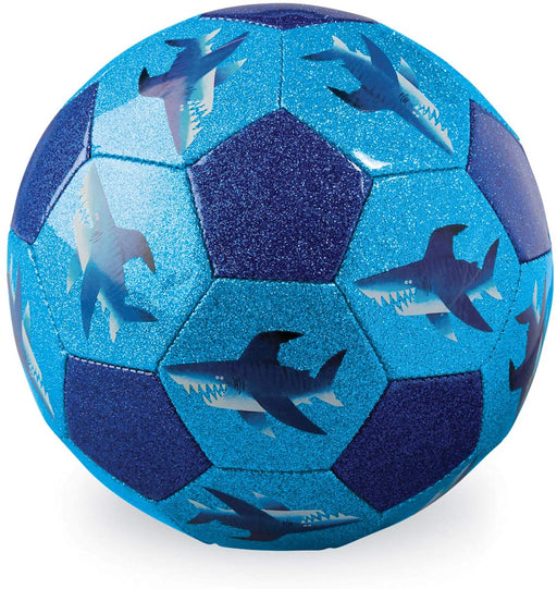 Crocodile Creek Size 3 Glitter Soccer Ball - Shark City (25001)