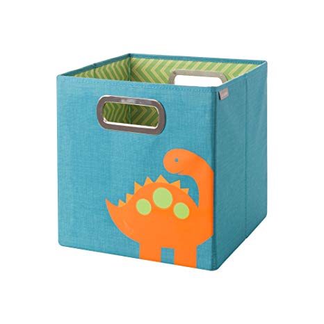 JJ Cole Storage Box in Kids' Patterns (11"h x 11"w x 11"d) - Dino