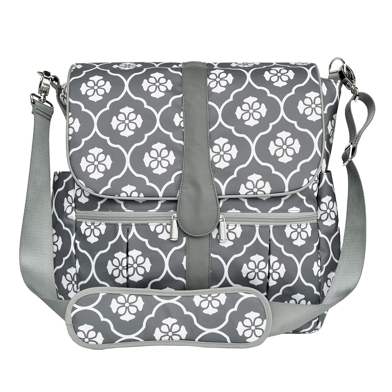 Jj cole backpack outlet diaper bag gray heather