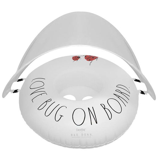 Coconut Float Toddler Float with Canopy - Love Bug on Board