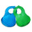 Vital Baby Easy Clean Bibs 2pk Blue/Green 43105