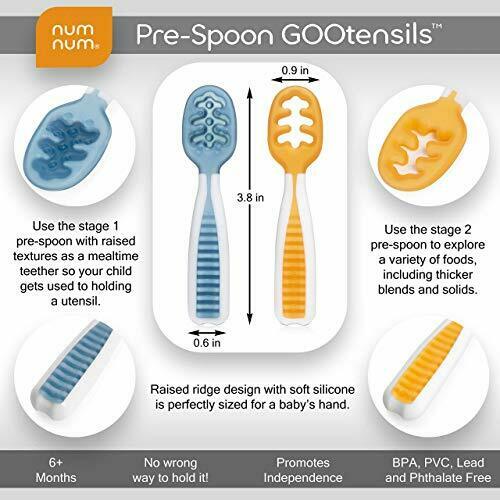 Num Num Pre-Spoon GOOtensils™ Orange/Blue