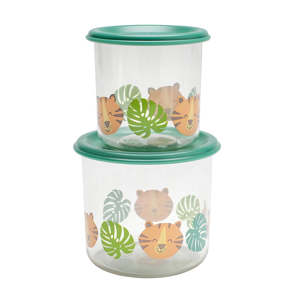 Sugarbooger Good Lunch Snack Containers Large - Tiger (A1439)