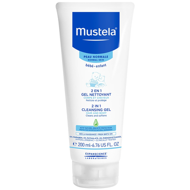Mustela Hair & Body 2-in-1 Cleansing Gel 200ml (Normal Skin) 908703171