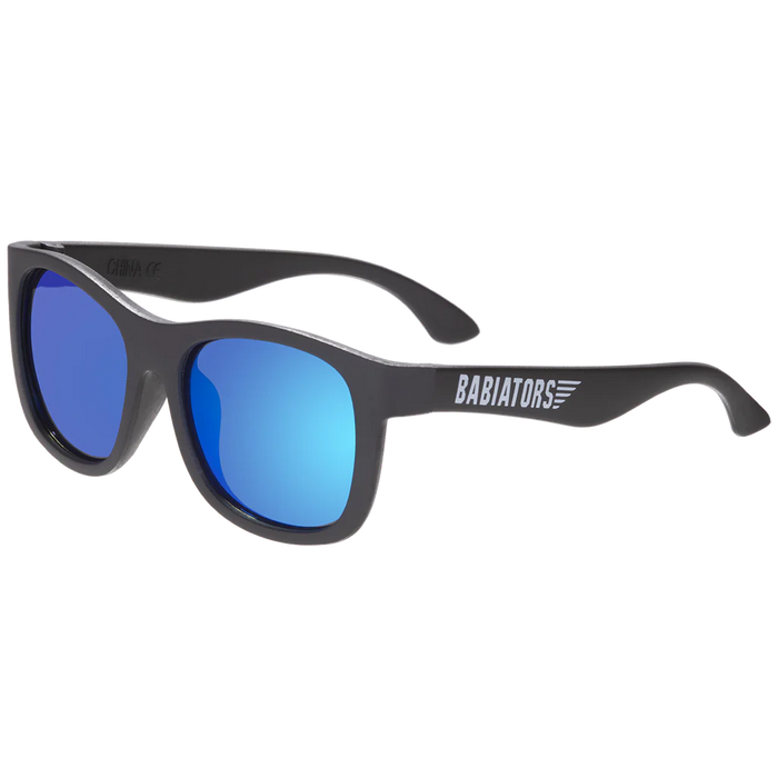 Babiators The Scout Sunglasses POLARIZED Black w/Dk Blue 0-2Y