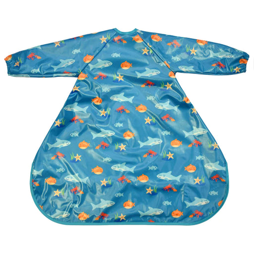 Bibetta Wipeezee XL Coverall Bib - Turquoise Sea Creatures