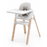 Stokke Steps High Chair Bundle Complete Natural with White Seat Baby Set Tray