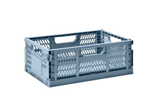 3 Sprouts Modern Folding Crate L - Blue