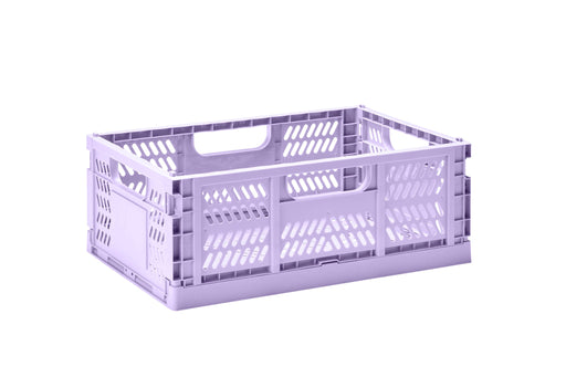 3 Sprouts Modern Folding Crate L - Lilac