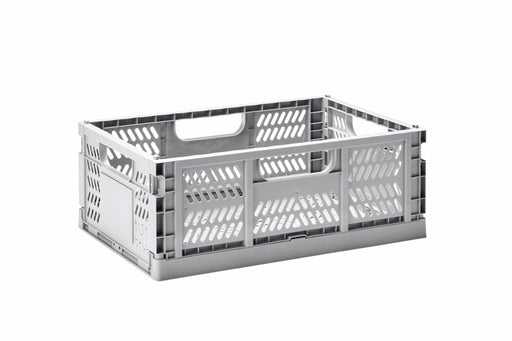 3 Sprouts Modern Folding Crate L - Light Gray