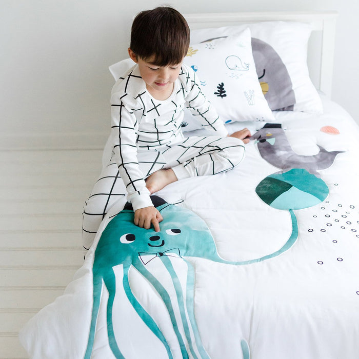 Rookie Humans Toddler Comforter Jellyfish