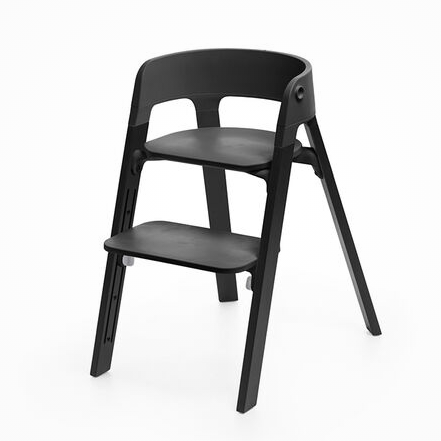 Stokke Steps Chair Black Legs with Black Seat 577200